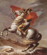 napoleon crossing the alps Jacques-Louis  David